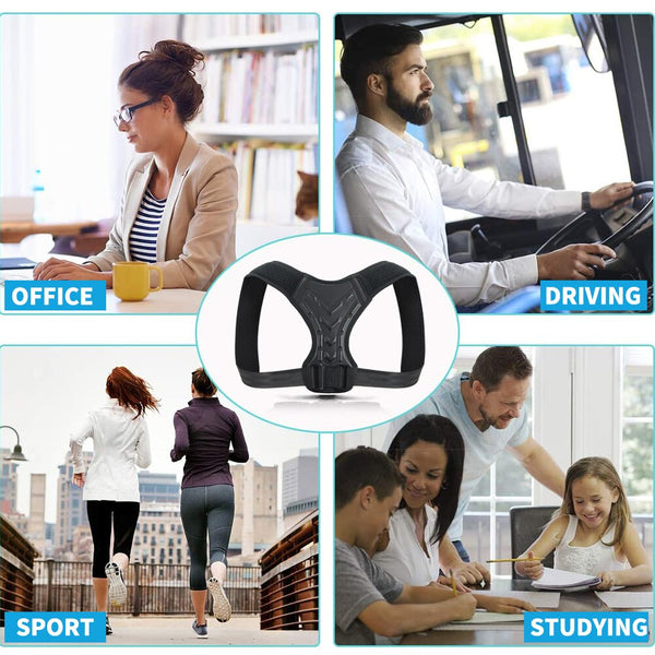 Upper Back Brace Straightener Posture Correction For Clavicle Support Comfortable Posture Trainer Neck Back Shoulder Pain Relief