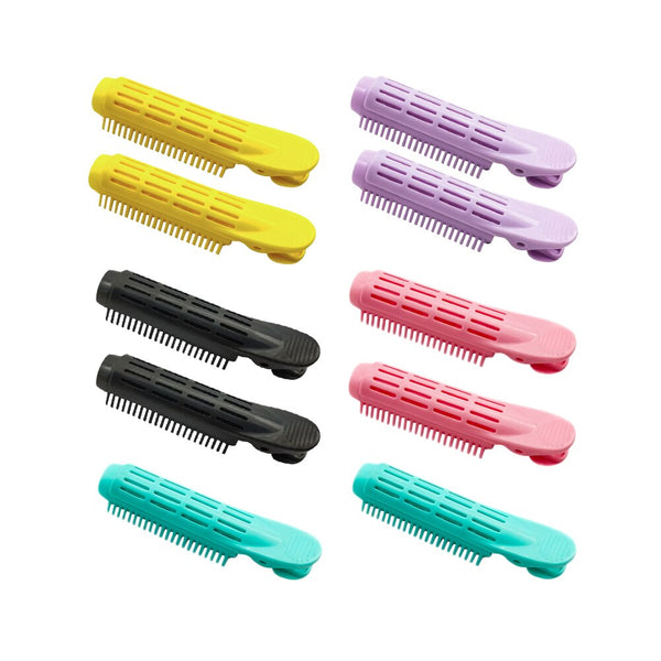 Hair Curler Clips Clamps Roots Perm Rods Styling Rollers Fluffy DIY Hair Tools Lightweight Easily Carrying Hair Part for women
