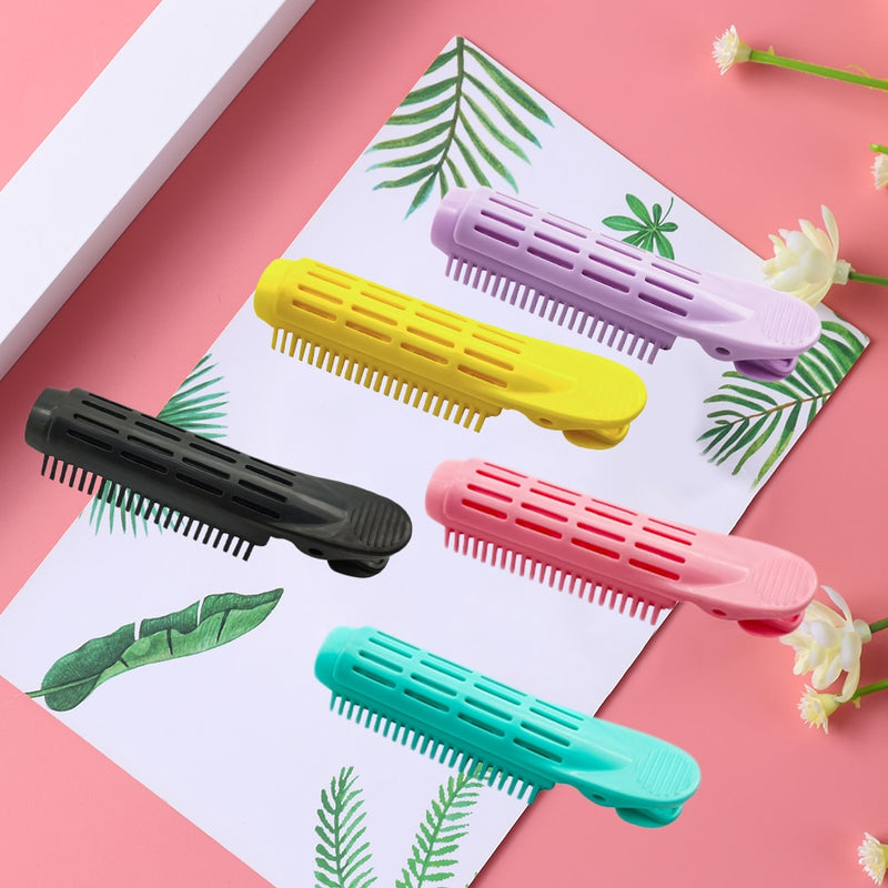 Hair Curler Clips Clamps Roots Perm Rods Styling Rollers Fluffy DIY Hair Tools Lightweight Easily Carrying Hair Part for women