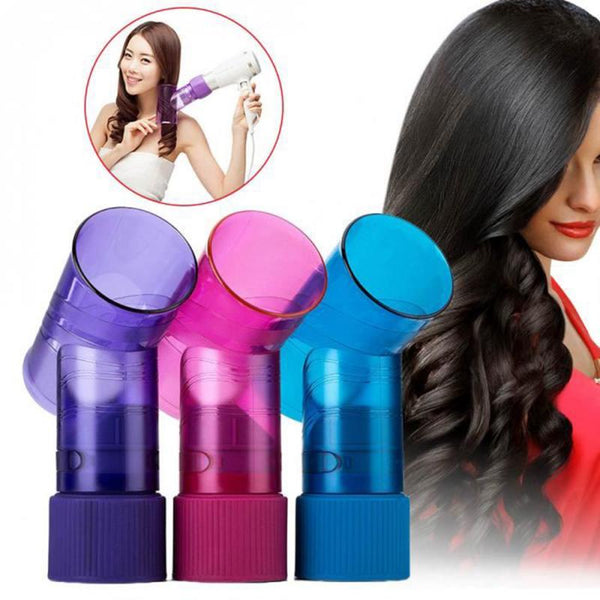 3 Colors Hair Dryer Cap Blow Curler Roller DIY Diffuser Magic Wind Spin Curl Hair Salon Durable Hair Dryer Cover Styling Tools