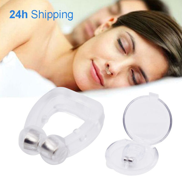 Snore Stopper Silent Sleep Silicone Nose Clip Magnetic Anti Snore Non Snoring Solution Aid For Sleeping