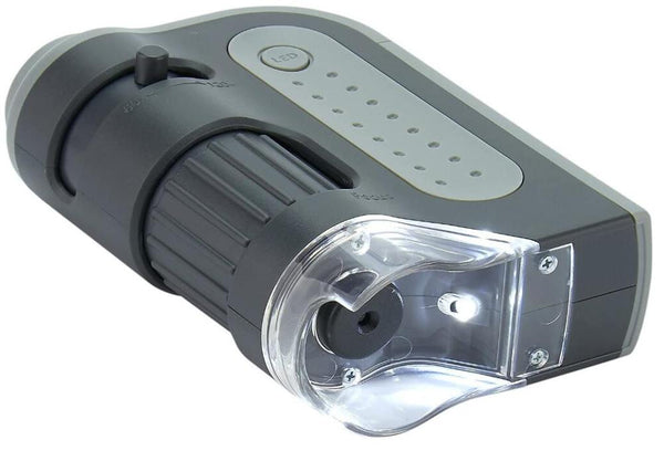 MicroBrite Plus 60x-120x LED Lighted Pocket Microscope with Aspheric Lens System (MM-300 or MM-300MU)