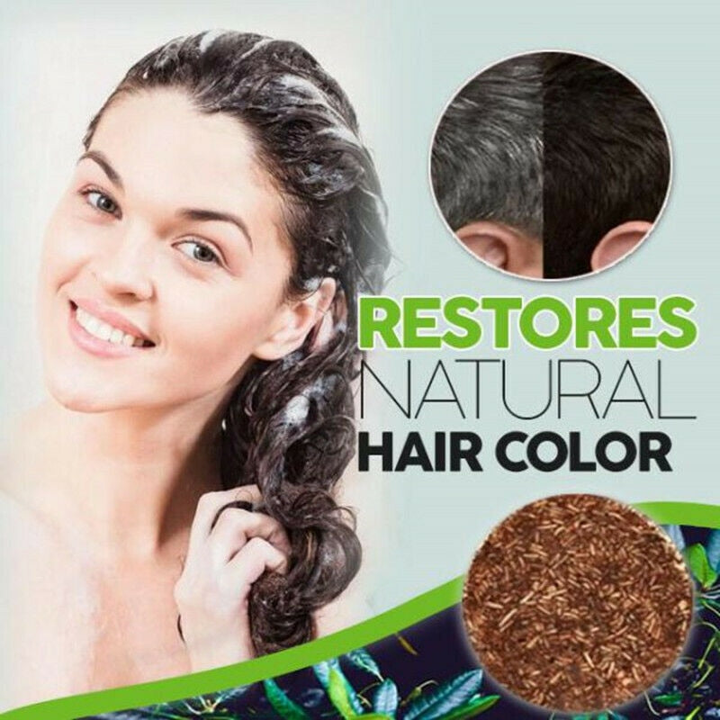 New Polygonum Essence Hair Darkening Shampoo Bar Soap Natural Organic Mild Formula Hair Shampoo Gray Hair Reverse Hair Cleansing