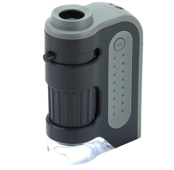 MicroBrite Plus 60x-120x LED Lighted Pocket Microscope with Aspheric Lens System (MM-300 or MM-300MU)