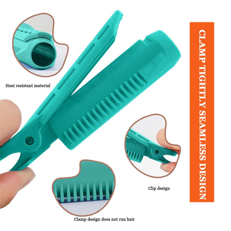Hair Curler Clips Clamps Roots Perm Rods Styling Rollers Fluffy DIY Hair Tools Lightweight Easily Carrying Hair Part for women